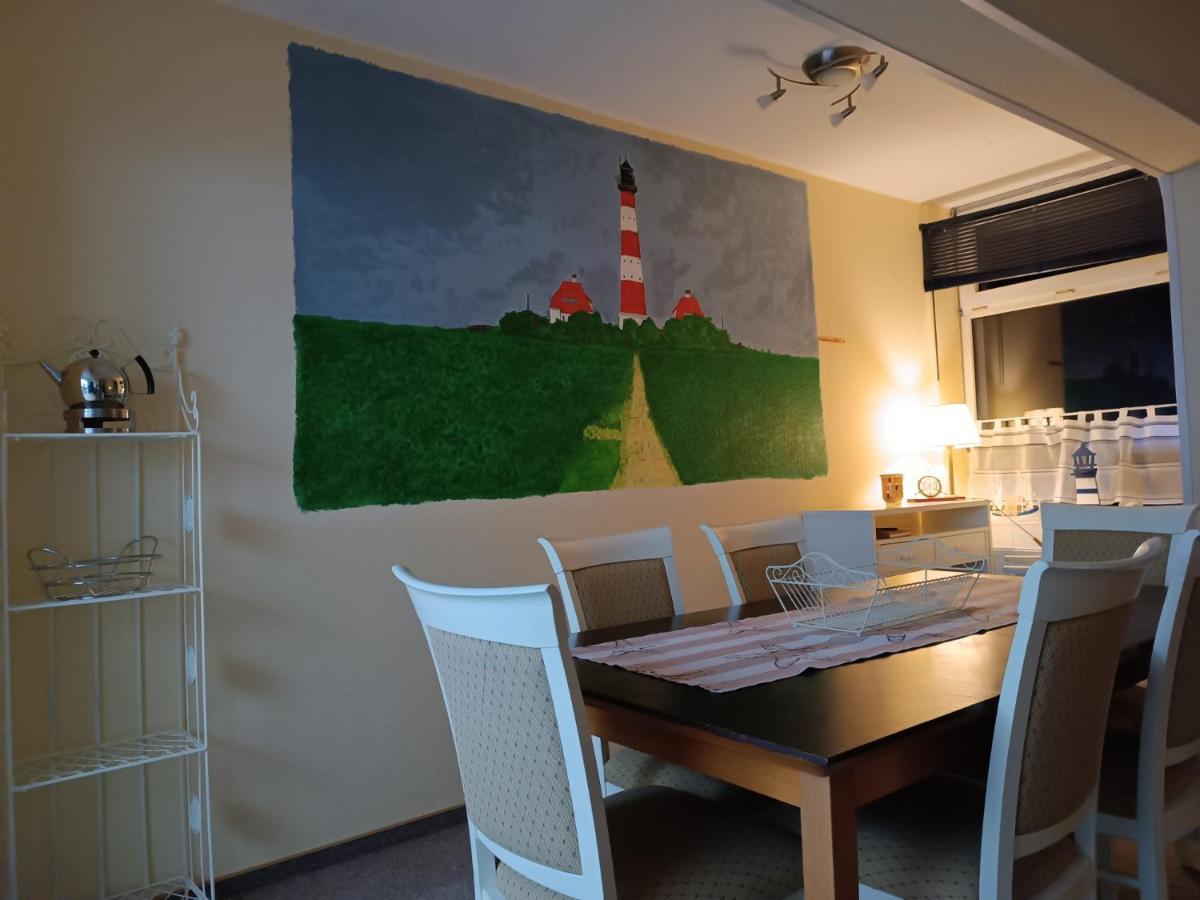 Ferien Wohnung -Leuchtturm Oldenswort Dış mekan fotoğraf