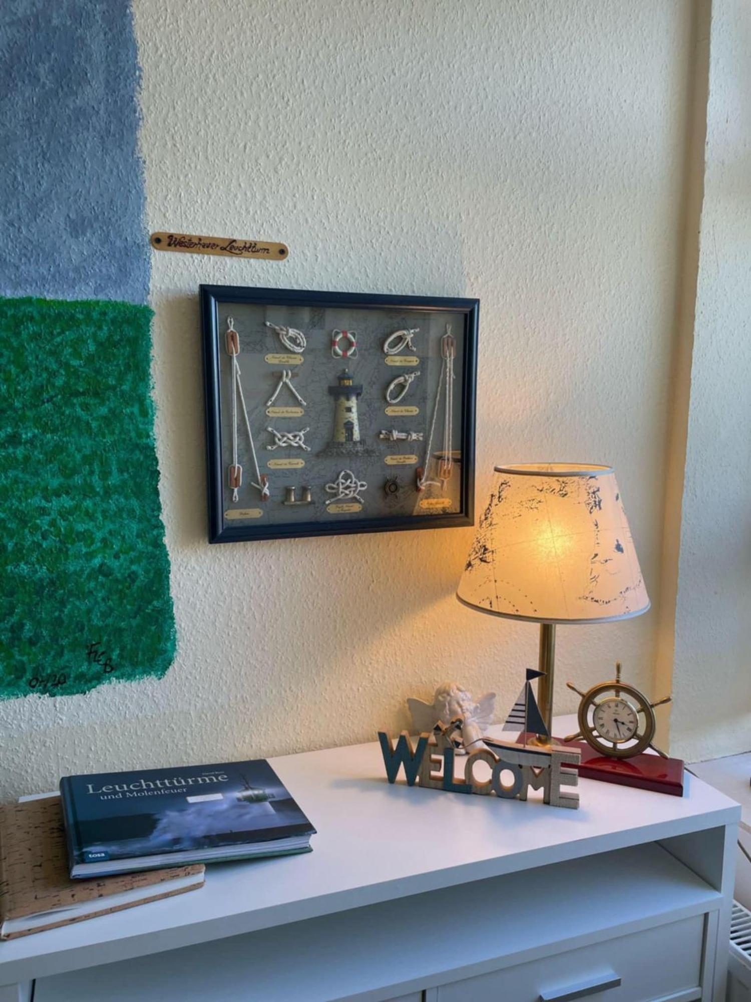 Ferien Wohnung -Leuchtturm Oldenswort Dış mekan fotoğraf