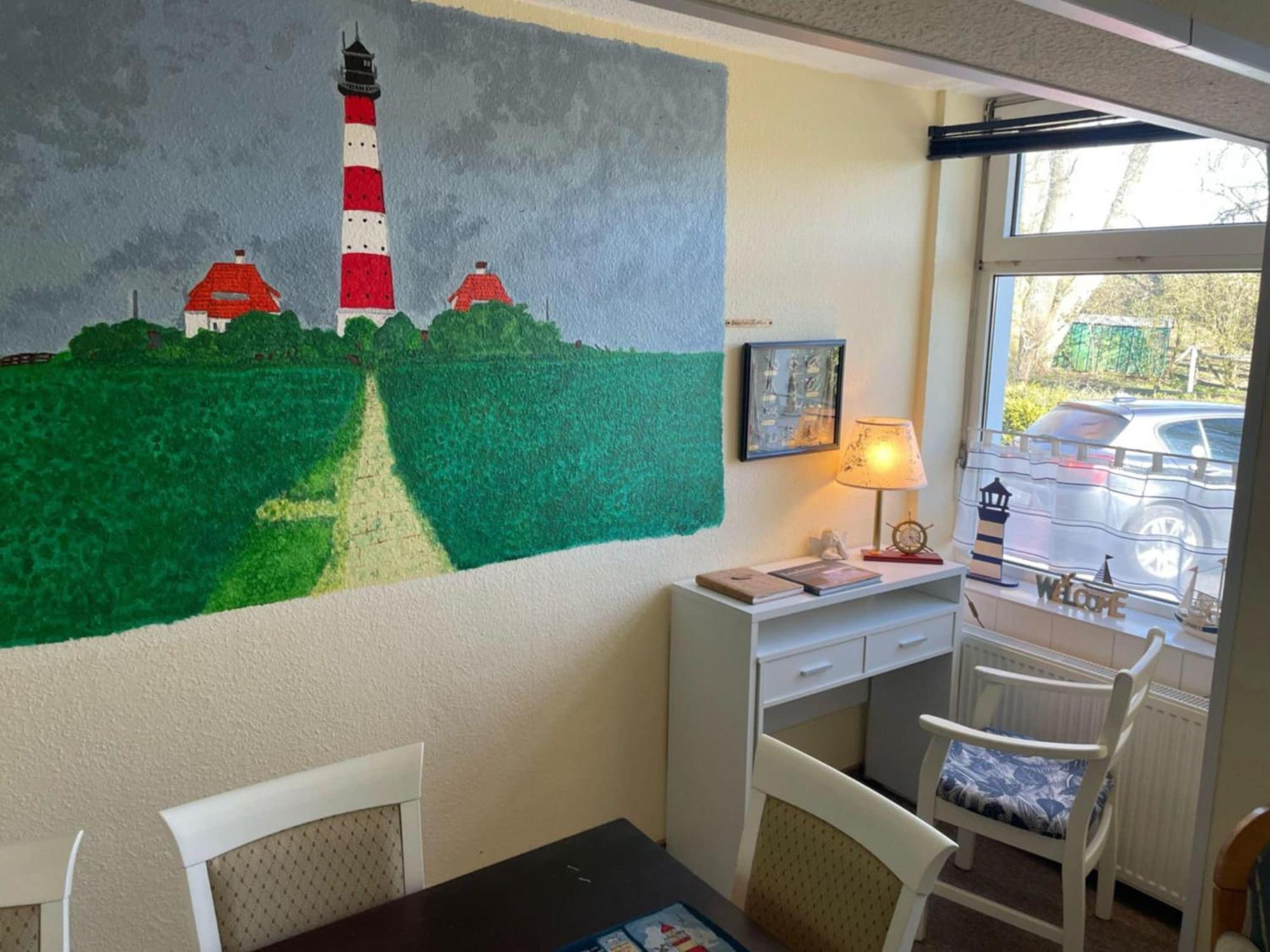 Ferien Wohnung -Leuchtturm Oldenswort Dış mekan fotoğraf